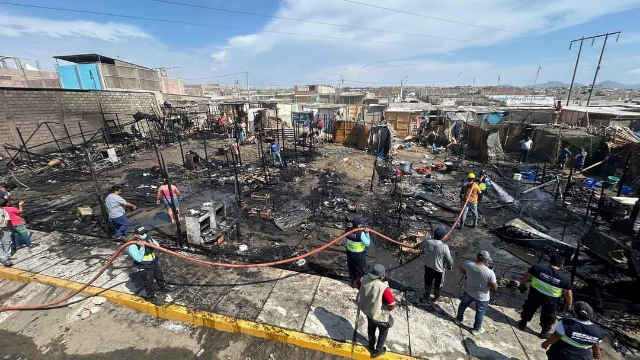 Incendio Arrasa Con Seis Precarias Viviendas En Asentamiento Humano De Nuevo Chimbote 7462