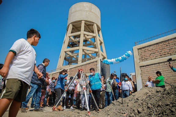 Disponen inicio de construcción del pozo tubular en el centro poblado