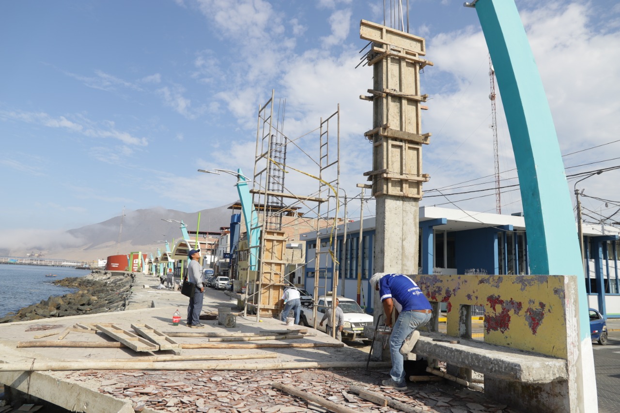 Obra De Mejoramiento Del Malecón Grau De Chimbote Tiene Un 85% De ...