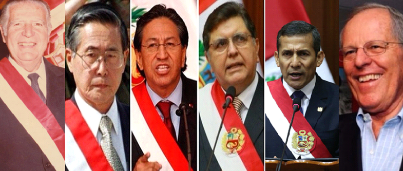 Conoce el perfil de los últimos siete presidentes del Perú