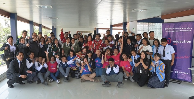 Mil estudiantes de Chimbote son capacitados por voluntarios internacionales - Diario Digital Chimbote en Línea