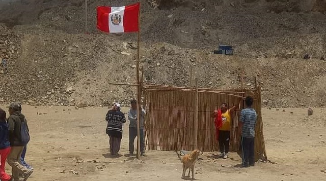 Alcalde Briceño anuncia desalojo de invasores cerca al túnel de Coishco