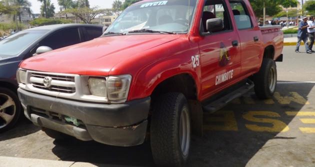 A predicar con el ejemplo. Los transportistas locales denunciaron que los vehículos municipales circulan sin seguro y sin placa.