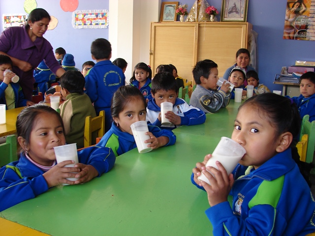 Estudiantes beneficiados con el servicio alimentario pertenecen al ámbito de la Unidad Territorial Ancash 1.