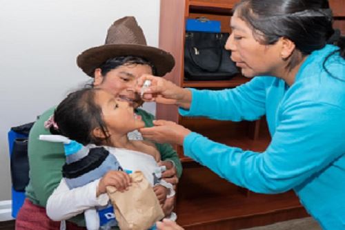 Áncash vaccinates more than 102 thousand children against polio and measles