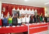 Hubo varios ausentes en la firma de pacto.