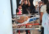 Alexander Luján fue evacuado de emergencia a La Caleta.