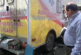 Ambulancia que fue hallada abandonada más de un año en un taller en Chimbote.