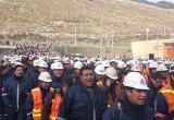 Trabajadores protestan por el incumplimiento de empresa en el pago de sus utilidades.