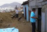 La Red de Salud Norte fue la única institución que se compadeció de los afectados por los oleajes y fueron casa por casa a atenderlos.