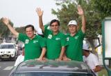 Los candidatos por el partido humanista visitaron a los pobladores de asentamientos humanos en el cono sur.