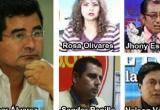 Algunos de los más conocidos "periodistas comandos" que elogiaban la gestión de César Álvarez a través de sus medios de comunicación.