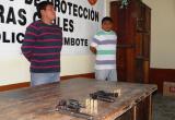 "Chalecos" estaban al interior de la obra de construcción de un complejo deportivo.