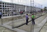 Un nuevo pabellón con 700 nichos se vienen construyendo en el cementerio Divino Maestro de Chimbote.