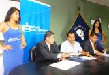 Representantes de la Caja del Santa firman convenio con gerente de Sedachimbote.