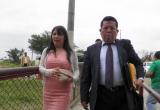 La fiscal Anticorrupción Yeni Vilcatoma ingresando al penal de Cambio Puente.(Foto: Chimbotenlinea.com)