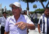 Secretario del Sindicato de Construcción Civil Túpac Amaru, Francisco Gonzales Vega.