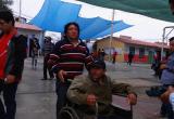 Las personas con algún tipo de discapacidad también acudieron a sufragar. (Foto Milton Palpa)