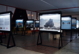 Exposición fotográfica de atractivos turísticos de Casma en Chimbote. (Foto cortesía)