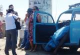 Roberto Chung Cuba de 55 años encontró trágica muerte al estrellar su volkswagen contra la base de concreto de un panel publicitario, a la altura del restaurante El Mirador.