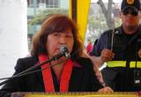 Fiscal Daniela Valencia Lara dio discurso de orden por 33 aniversario del Ministerio Público.