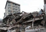 Uno de los hoteles del balneario ecuatoriano, Pedernales, que desapareció completamente a consecuencia del terremoto. (Foto Diario Metro)