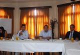 Funcionarios de la ONP tuvieron reunión con la prensa local.