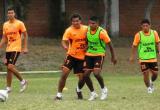 Los jugadores de José Gálvez volvieron hoy a las prácticas en el Complejo Deportivo Tasa.
