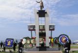 Hoy las autoridades chimbotanas rindieron un homenaje al insigne almirante Miguel Grau.