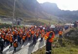 Aunque funcionarios dicen que paralización es parcial, trabajadores afirman que labores están totalmente paralizadas. foto: elcomercio.pe