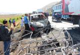 Ronald Agueo Falcón (30), era el conductor de la mototaxi que queda totalmente destruida. foto: Chimbote en linea