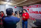 El candidato Lombardo Mautino también viene desarrollando su campaña en Huaraz.