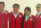 De izquierda a derecha: Domingo Caldas, Yuriko Kuroda y Esteban Cacha.