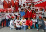 Grupo de campaña del MANPE en Chimbote.