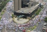Impresionante fue hoy la marcha por la vida en la ciudad capital.