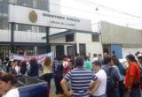 Desde muy temprano los servidores dejaron de atender las carpetas que ingresan por mesa de partes.