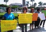 Mujeres chimbotanas piden aprobación de la Ley de Alternancia de Género.