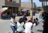 Los pacientes de la posta de "Magdalena" siguen siendo atendidos en la calle.