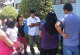 Los padres del jardin de niños Juan Pablo II de Jimbe reclaman en la Ugel Santa.