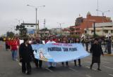 Parroquia San Pedro presente en desfile por San Pedrito.