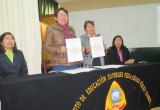 Firma de convenio se realizó en instalaciones del Instituto Pedagógico.