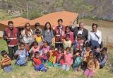 El programa Qali Warma está llegando al caserío de Aija, donde los niños reciben sus alimentos antes de iniciar clases.