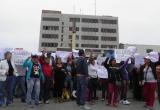 Protesta, aparentemente de seguidores de Vale Áncash, fue protagonizada frente a la sede del Ministerio Público.