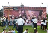 Réplica de Señor de Sipán en la feria de San Pedrito 2014.