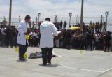 Complejo deportivo del pueblo joven Miraflores Alto fue escenario del crimen hoy.