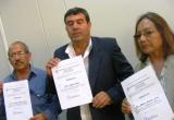 Nuevas autoridades universitarias presentaron sus respectivas credenciales otorgadas por el Comité Electoral,que según la actual rectora carece de legitimidad.