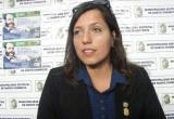 Verónica Sánchez,hermana del asesinado fiscal Luis Junior Sánchez Colona.