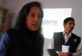 Zarela Trinidad, jefa de la Onpe-Huaraz.