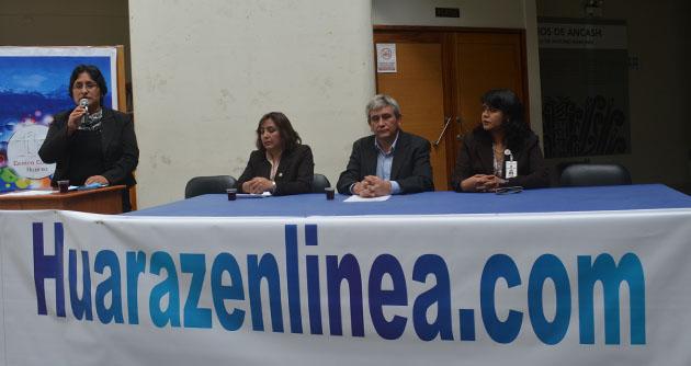 Ceremonia de presentación de Huaraz en Línea.