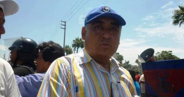 Alcalde del centro poblado de Cambio Puente, Pablo Izaguirre Cabrera.